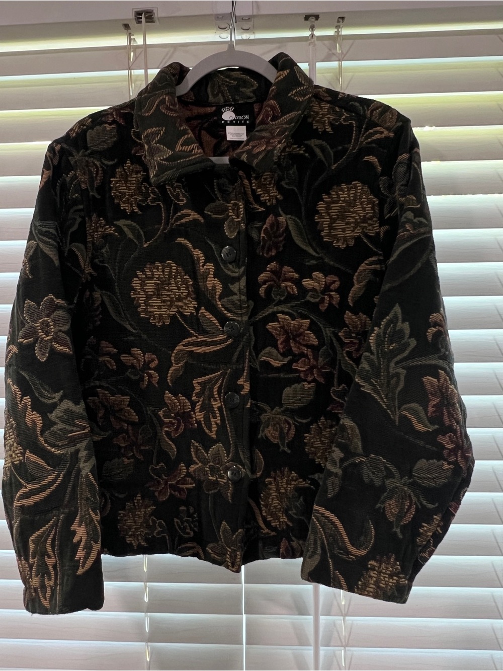 Vintage Tapestry Floral Jacket